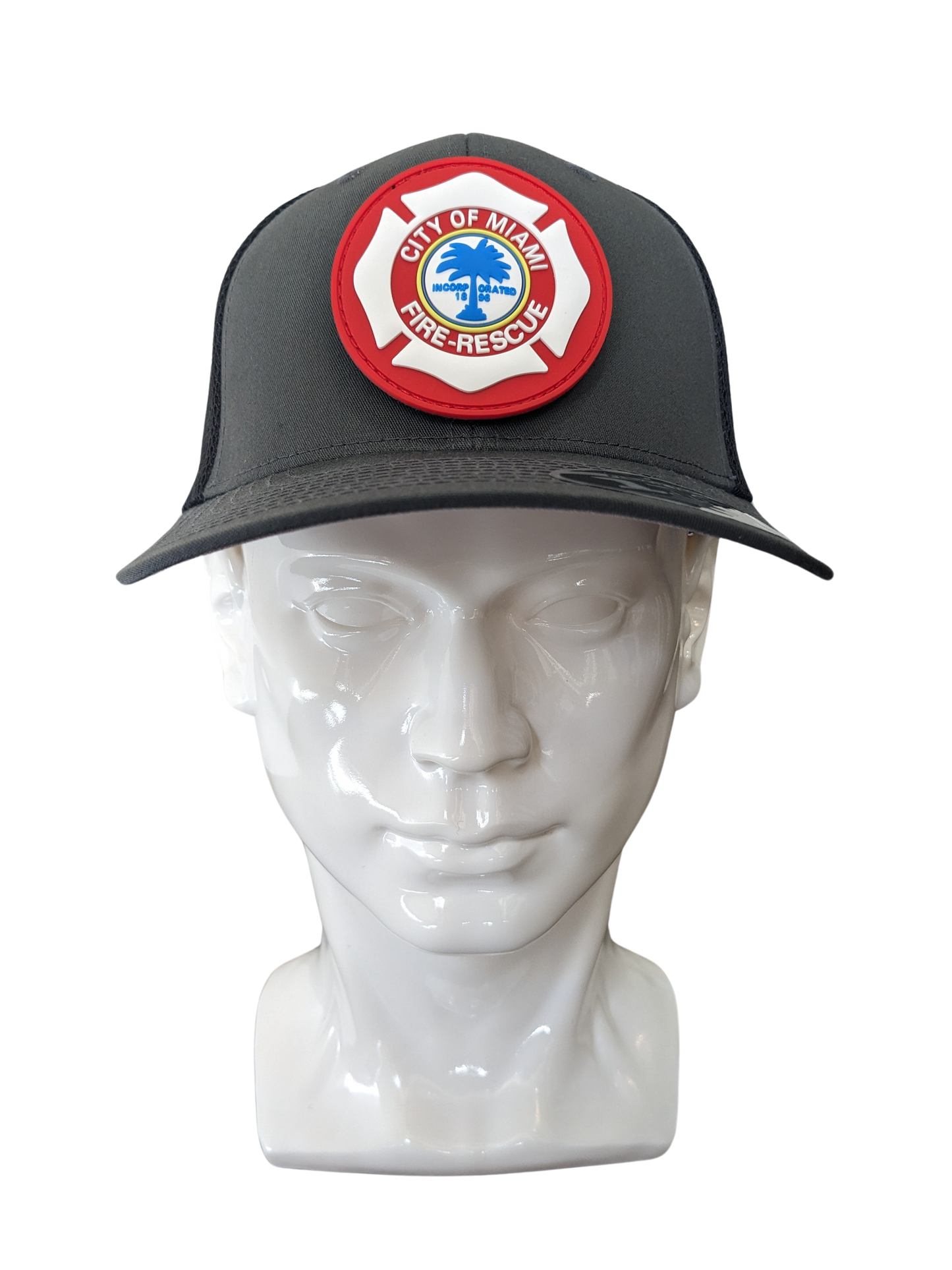 City of Miami Fire Rescue Removable PVC Patch Hat